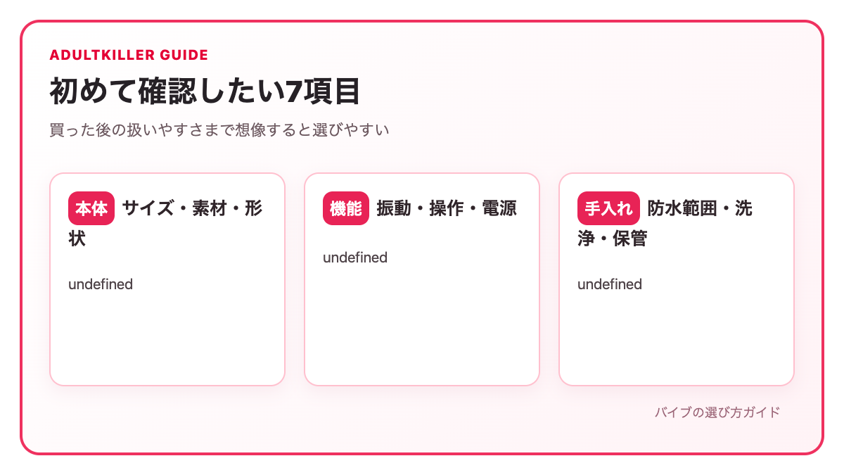 バイブの選び方を説明する図解2