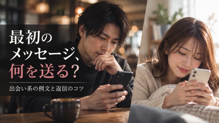 出会い系の最初のメッセージ例文22選